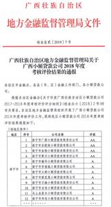 大都小贷公司获评广西“A级”小额贷款公司