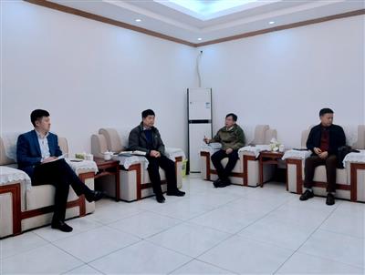 陈白宇与田林县政府领导举行工作会谈