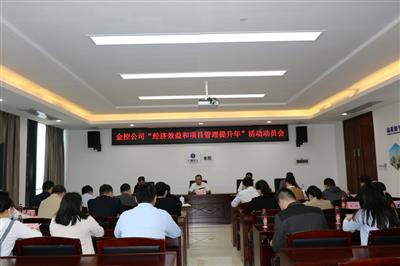 公司召开“经济效益和项目管理提升年” 活动动员会