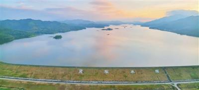 海河公司广西灵山县灵东水库除险加固工程III标段下闸蓄水顺利通过验收